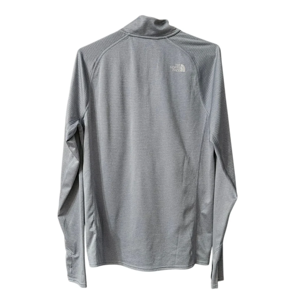 The North Face Men's Quarter-Zip Pullover Medium Gray Running